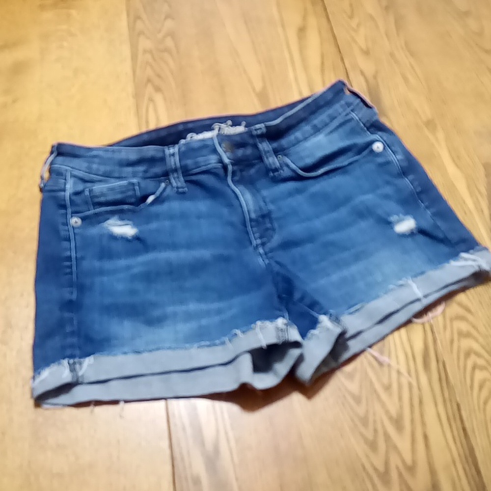 UNIVERSAL THREAD Jeans Shorts Womens Denim 4 / 27 BLUE Preowned MID RISE MIDI